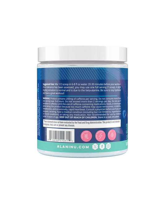 Breezeberry Pre-Workout Drink Mix, 30 Servings