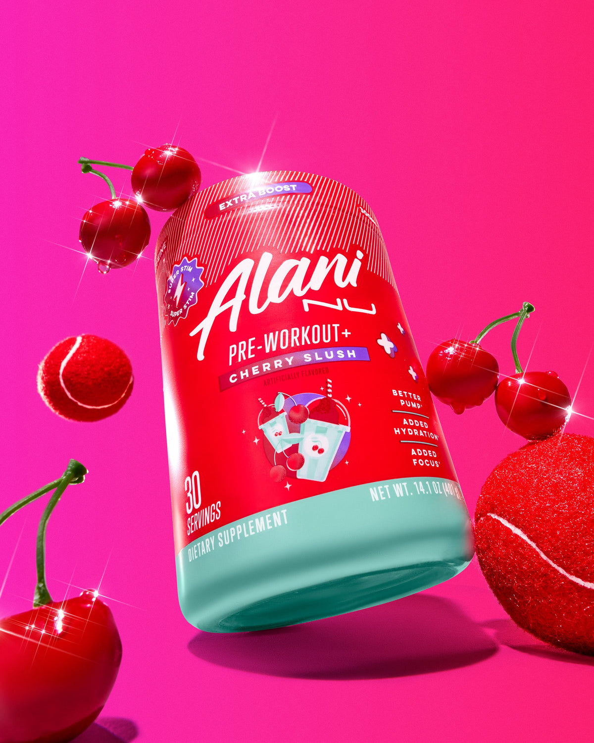 Cherry Slush Pre-Workout+ - 30 Servings