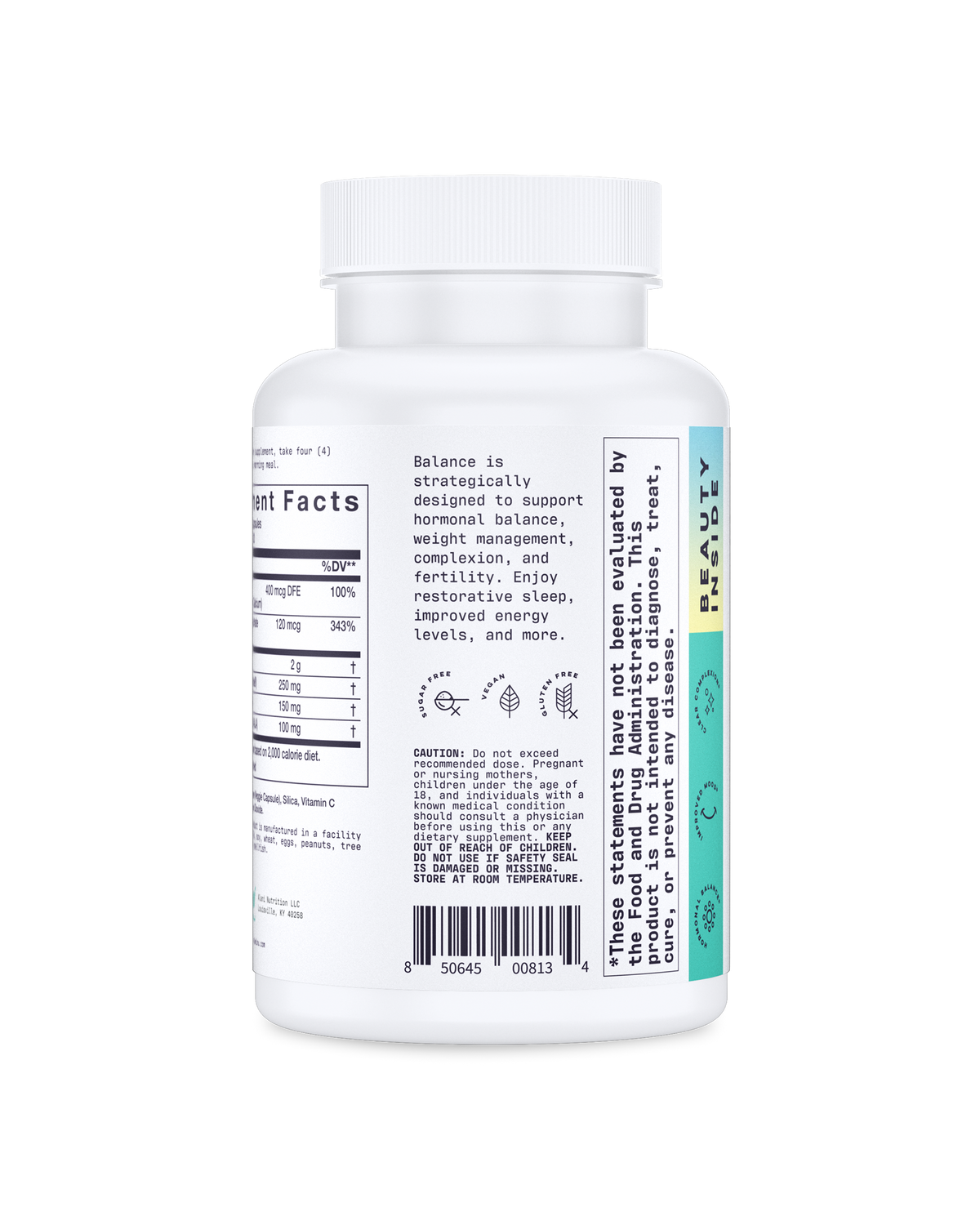Balance Beauty and Wellness Capsules, 30-Day Supply