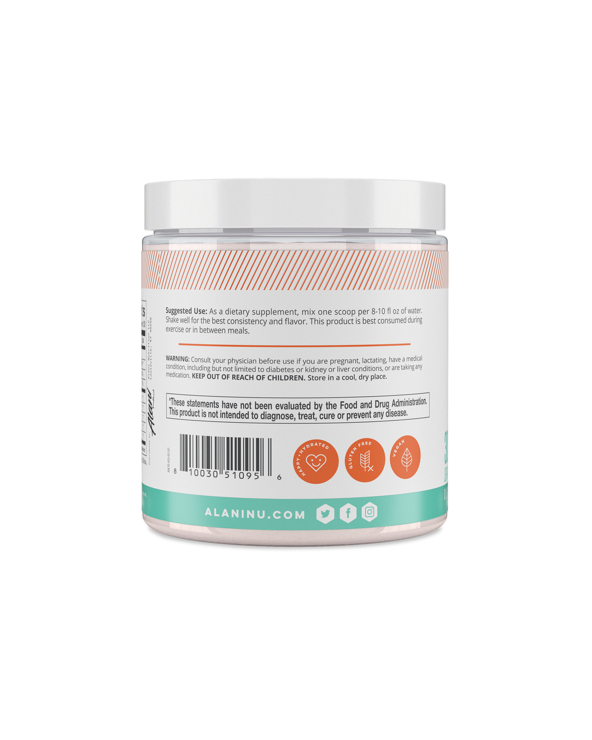Hawaiian Shaved Ice BCAA Supplement, 30 Servings