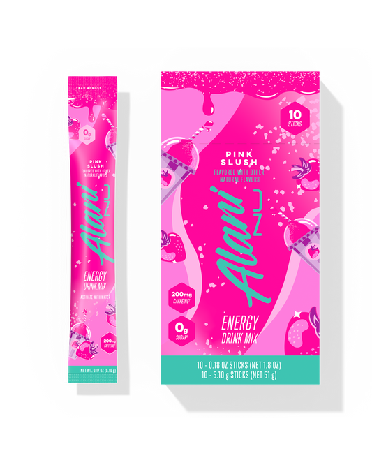 Pink Slush Energy Drink Mix Sticks - 10-Pack