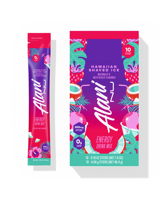 Hawaiian Shaved Ice Energy Stick Mix, 10-Pack