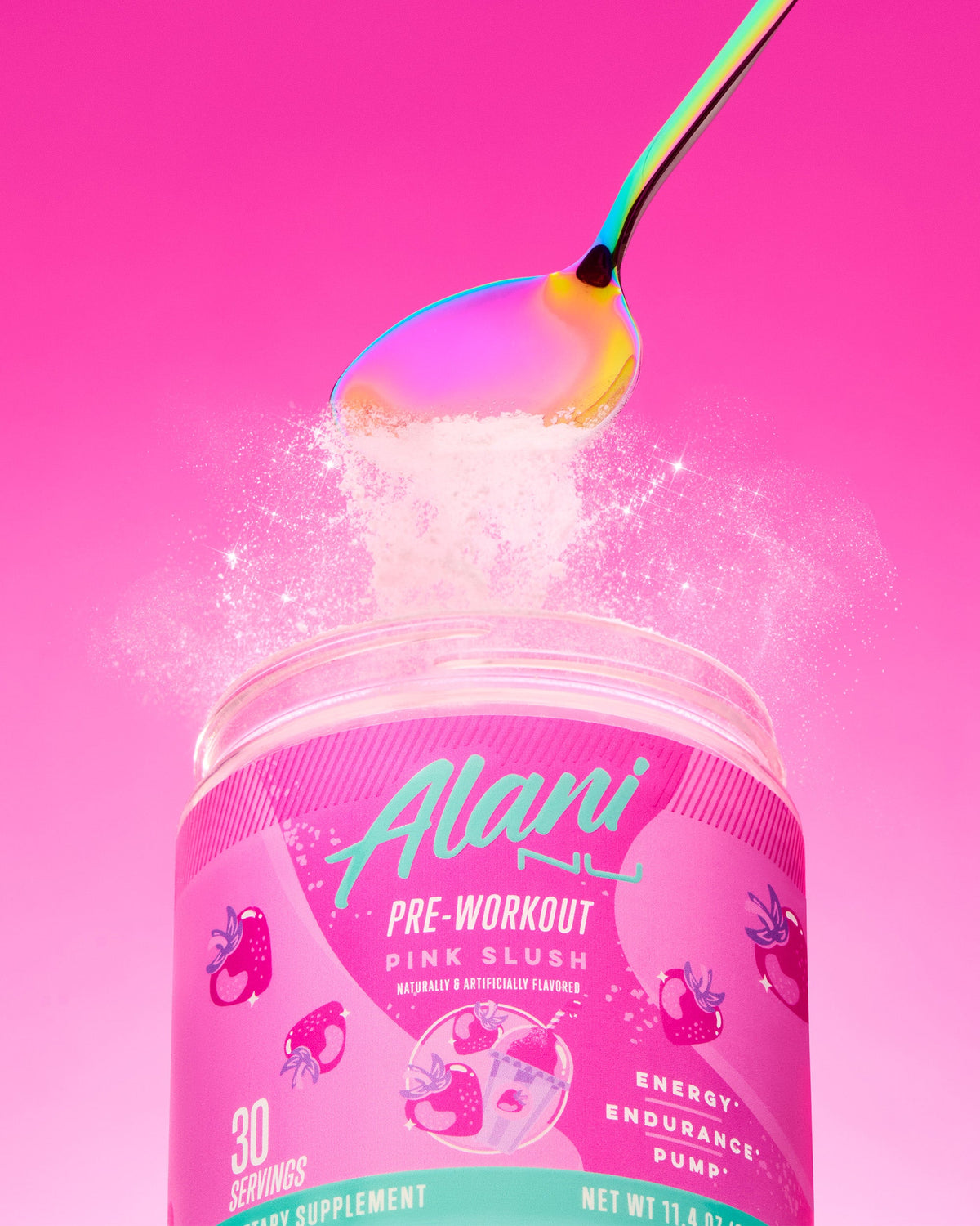 Pink Slush Pre-Workout Supplement, 30 Servings