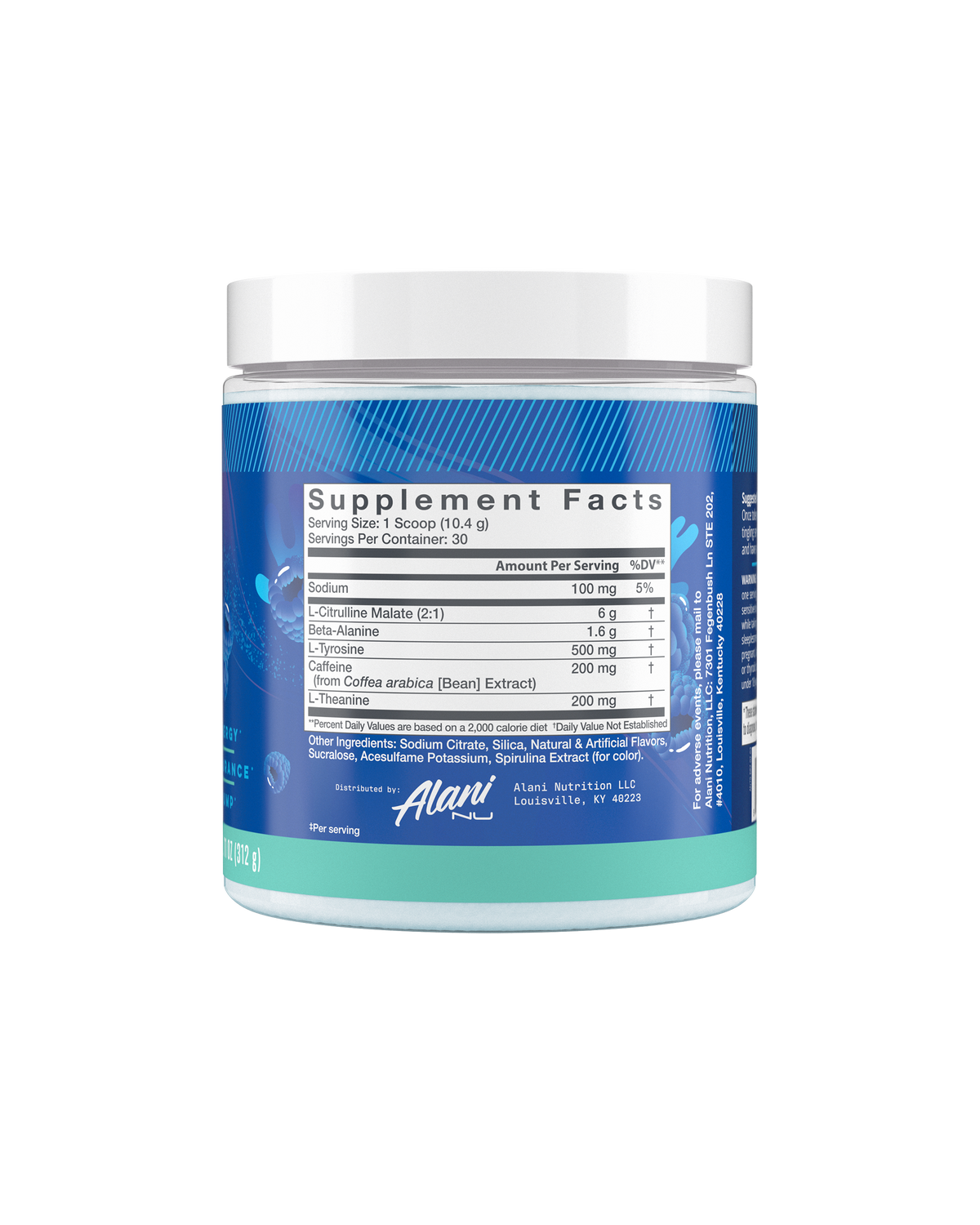 Breezeberry Pre-Workout Drink Mix, 30 Servings
