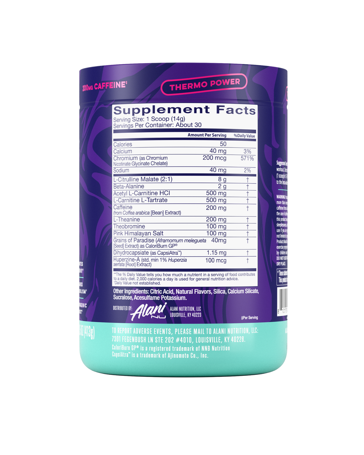 Melonberry Blast Thermo Pre-Workout+ Burn, 30 Servings