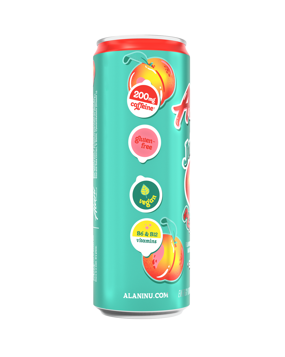 Juicy Peach Sugar-Free Energy Drink, 12-Pack