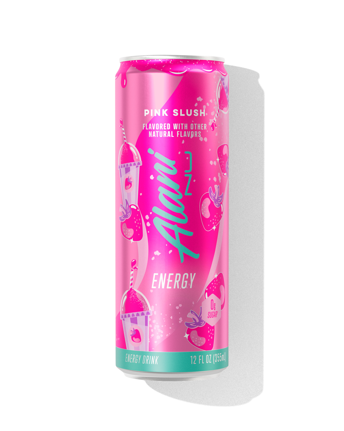 Pink Slush Strawberry Energy Drink - 12-Pack