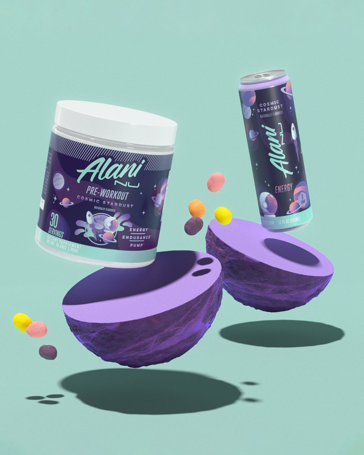 Cosmic Stardust Pre-Workout Supplement, 30 Servings