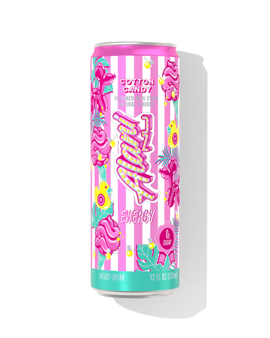 Cotton Candy Zero-Sugar Energy Drink, 12-Pack