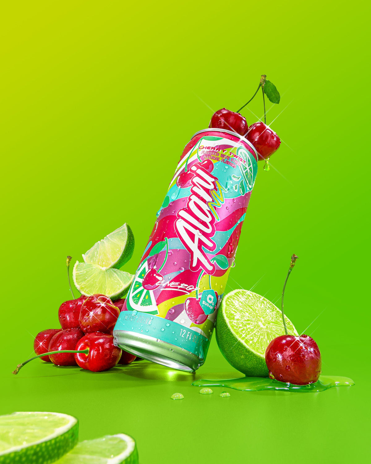 Cherry Twist Cherry Lime Energy Drink - 12-Pack