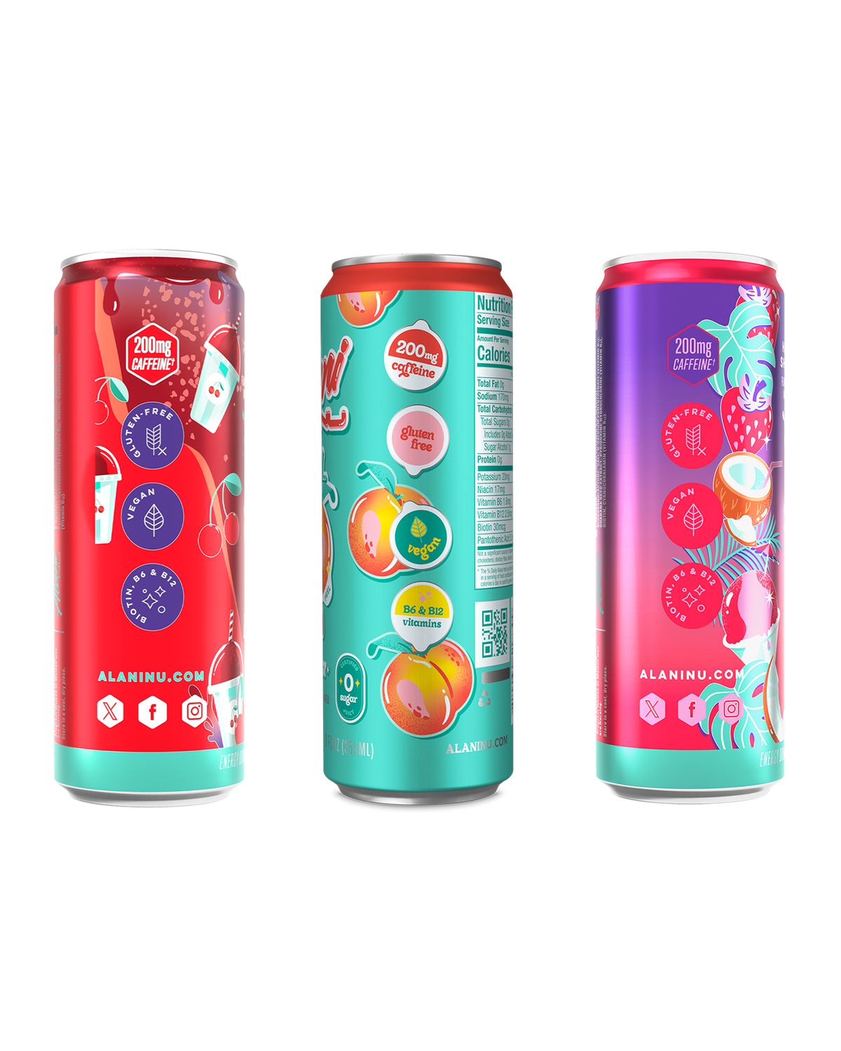 Beach Blend Energy Drink Variety - 12-Pack