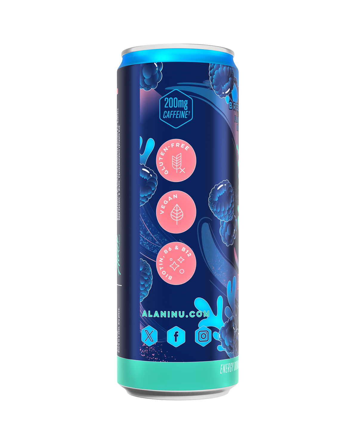 Breezeberry Sugar-Free Energy Drink, 12-Pack
