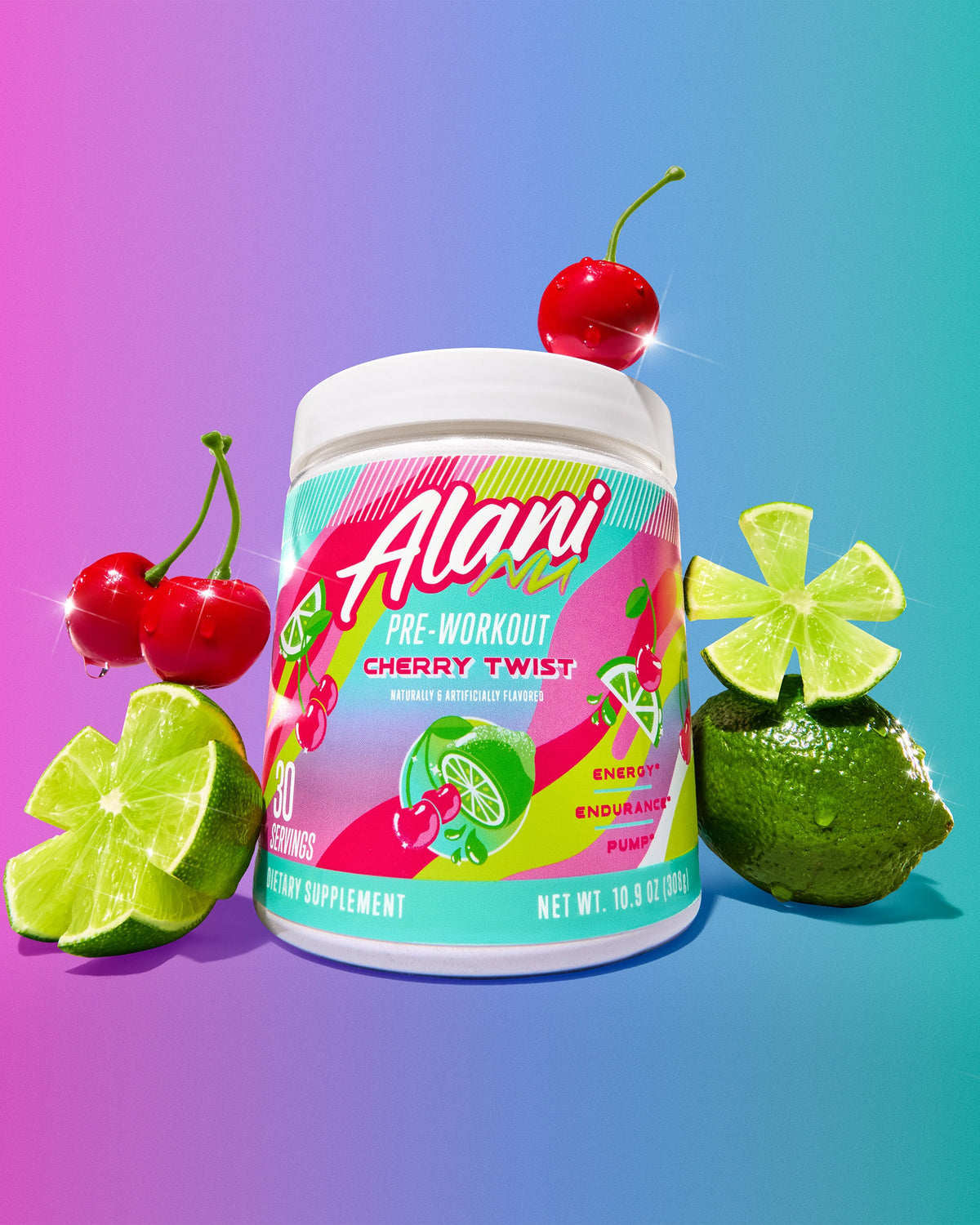 Cherry Twist Energy Drink and Pre-Workout Set