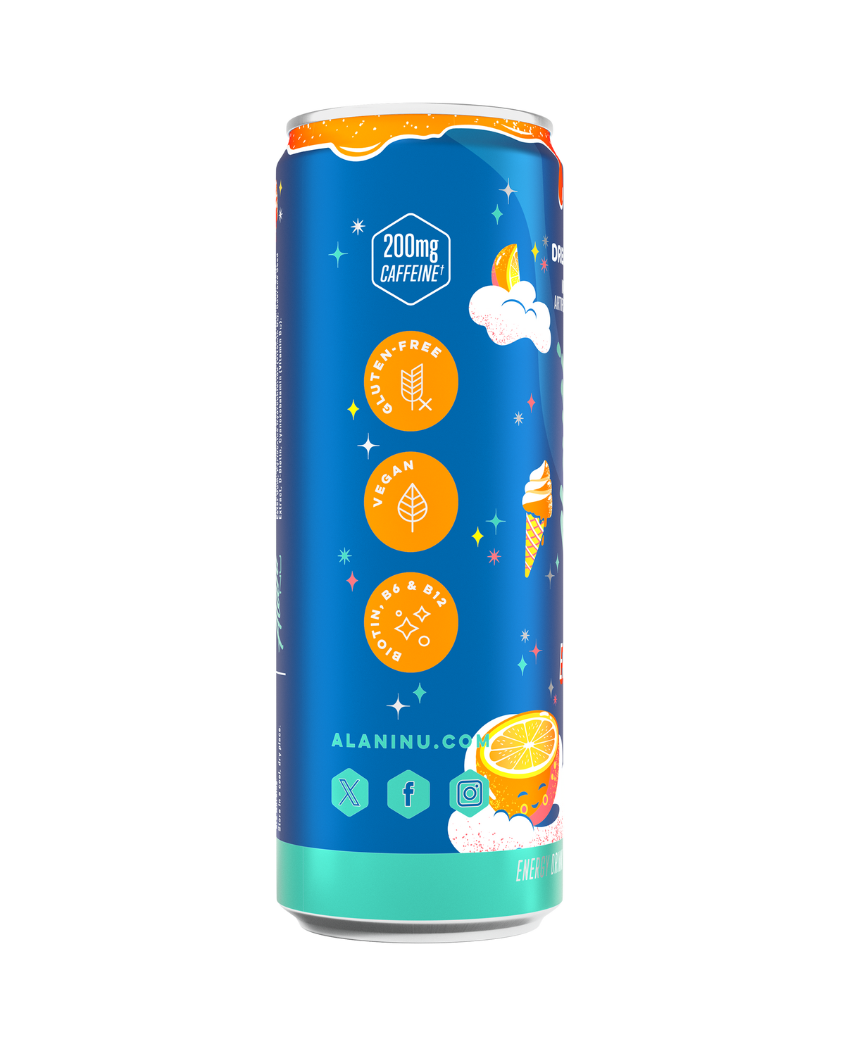 Dream Float Zero-Sugar Energy Drink, 12-Pack